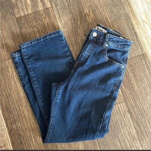 AGOLDE Women's Dark Blue Straight Leg Jeans